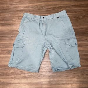 Split Company USA Teal Cargo Shorts Men Size 30